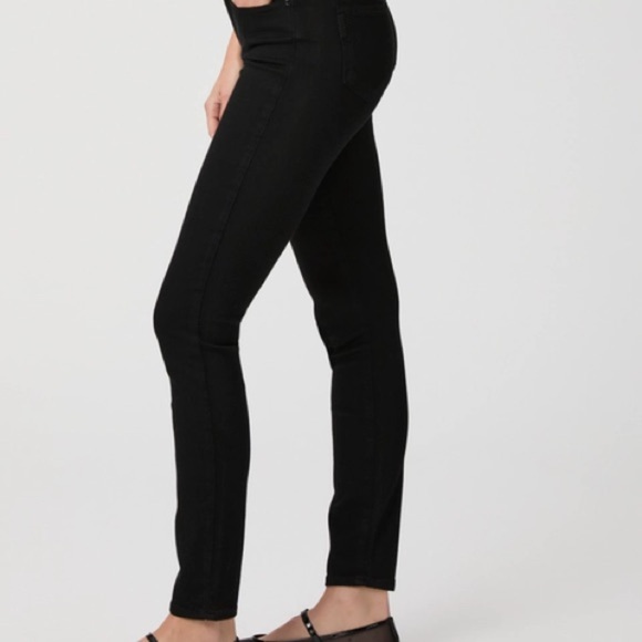 Paige NWT Verdugo Skinny Black Jean Size 33 - Picture 2 of 6